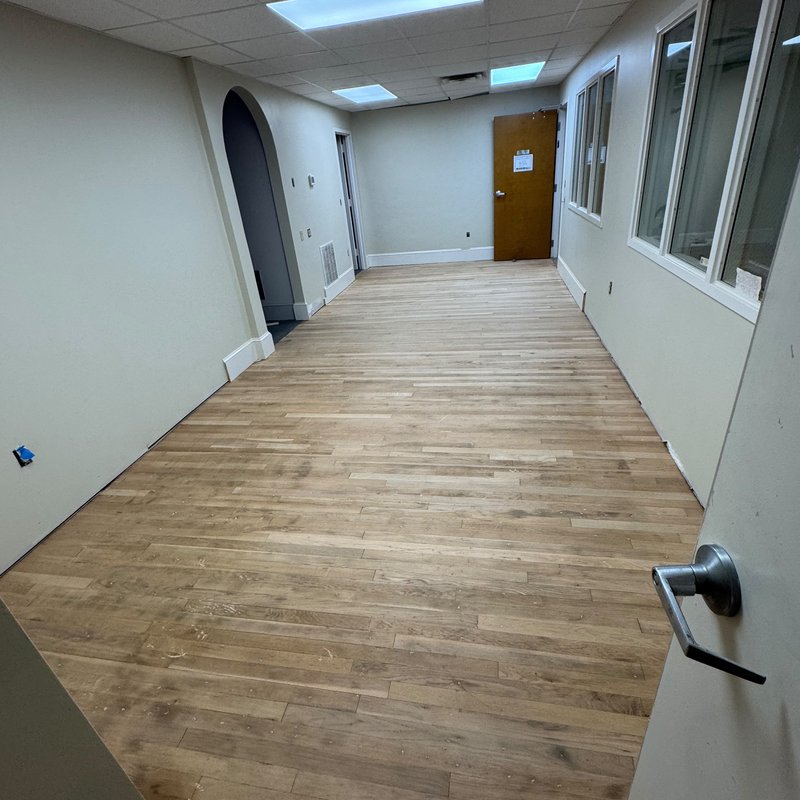 Sand and Refinishing in Library in Augusta GE